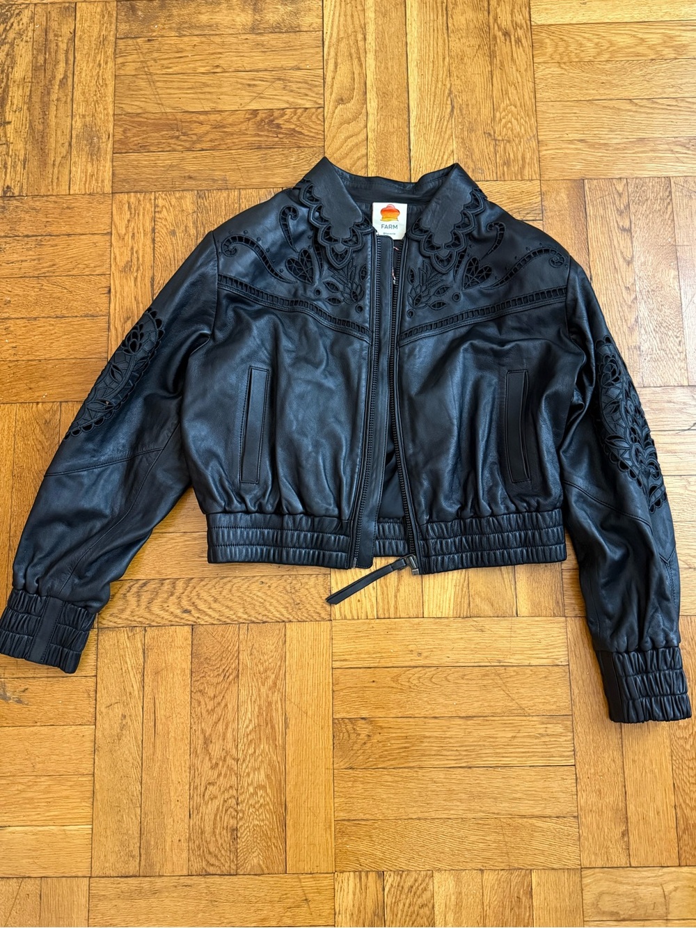 Farm Rio
Black Richelieu Heart Leather Jacket - Picture 8 of 16